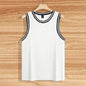 Knitted Vertical Stripes Fitness Sports Slim-fitting Vest