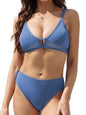 Women's Simple Solid Color Bikini Set