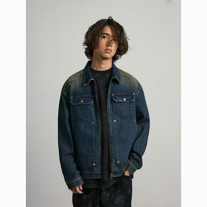 Autumn High-grade Handsome Denim Coat