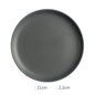 Nordic Ceramic Rice Bowl Steak Plate Deep  Household Tableware Dish