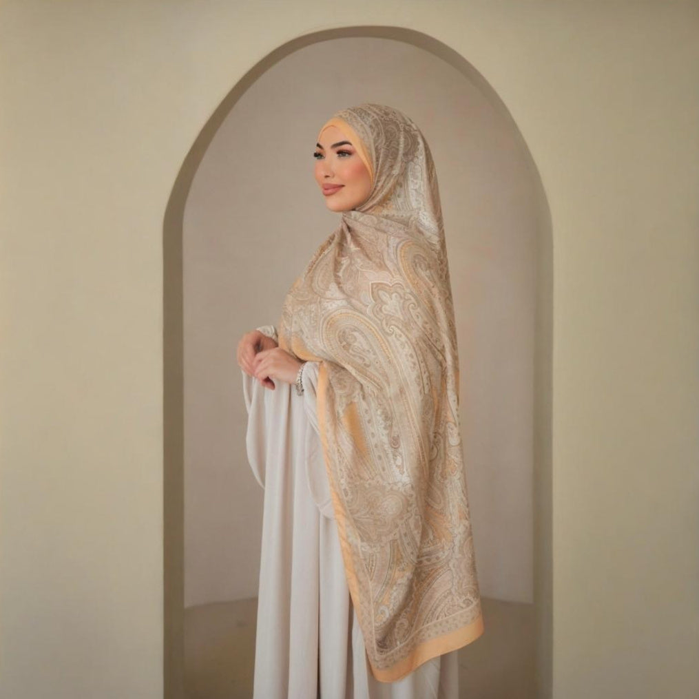 Printed Ethnic Style Scarf Shawl For Women