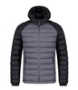 Men's Fleece-lined Thick Hooded Rib Cotton-padded Jacket
