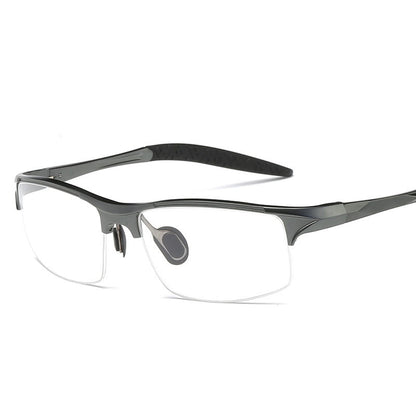 Men's Sports Plain Half-frame Optical Glasses Frame