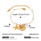 Fashion Jewelry 18K Gold Stainless Steel Pearl Chain Summer Holiday
