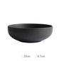 Nordic Ceramic Rice Bowl Steak Plate Deep  Household Tableware Dish