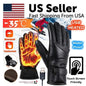 Electric USB Heated Gloves Winter Warming Thermal Ski Snow Hand Warm Windproof