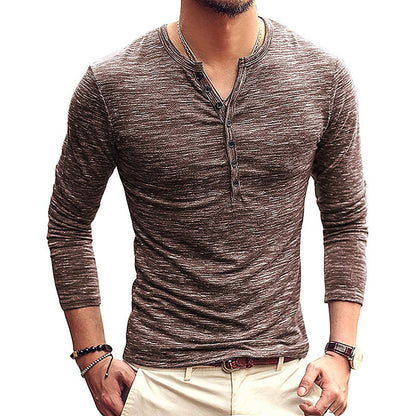 Men's Bottoming Shirt Long Sleeve Slim T-Shirt