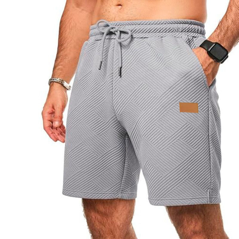 Casual Elastic Waist Drawstring Shorts