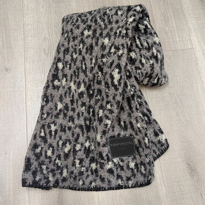 Warm Leopard Print Scarf
