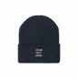 Personalized Knit Beanie, Custom Knit Beanie, With Your Own Text,