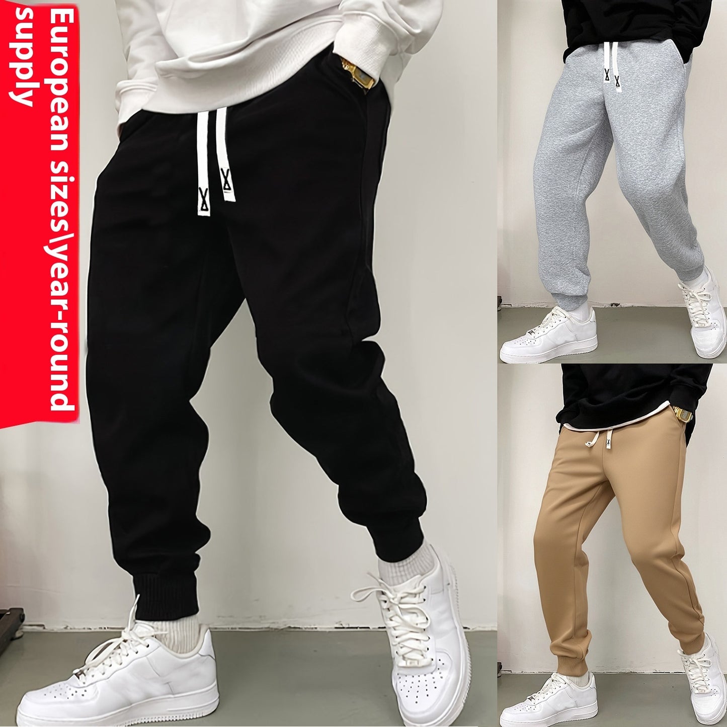 Pants Men Ankle-tied Sweatpants