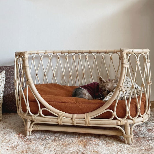 Pet Bed Handmade Woven Pet Bed Sofa For Dogs