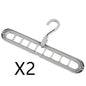9-hole Clothes Hanger Organizer Space Saving Hanger Multi-function