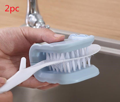 U-Shaped Knife And Cutlery Cleaner Brush Home Kitchen Cleaning Brushes