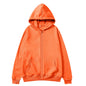 Solid Color British Loose Sports American Zipper Jacket Men