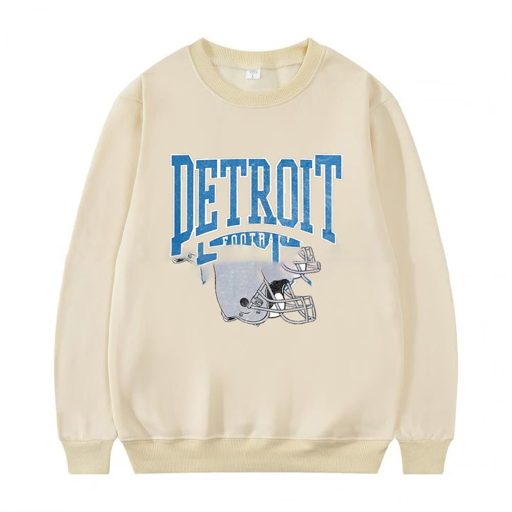 Brushed Hoody Round Neck Men's Sports And Leisure