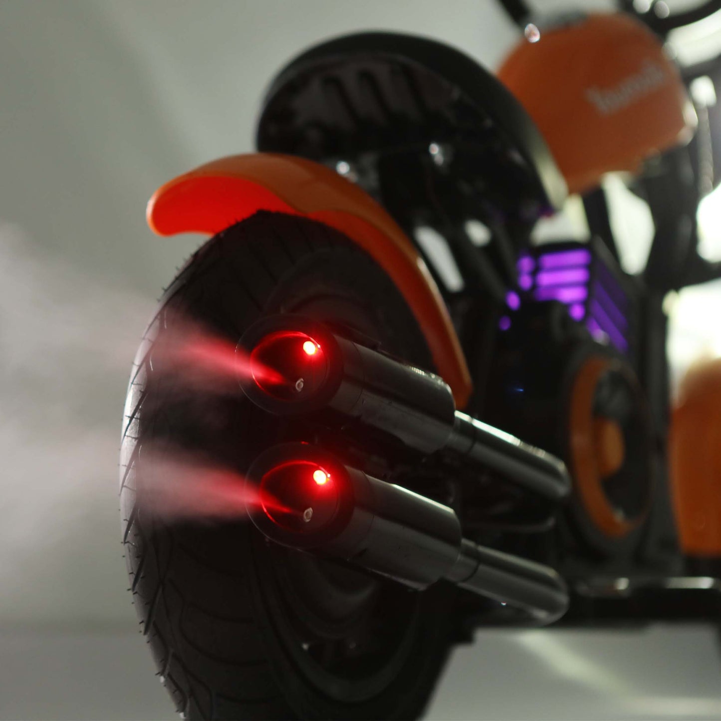 Electric Bike With LED Lights, Motorcycle Sound, Drum Brake, Handbrake
