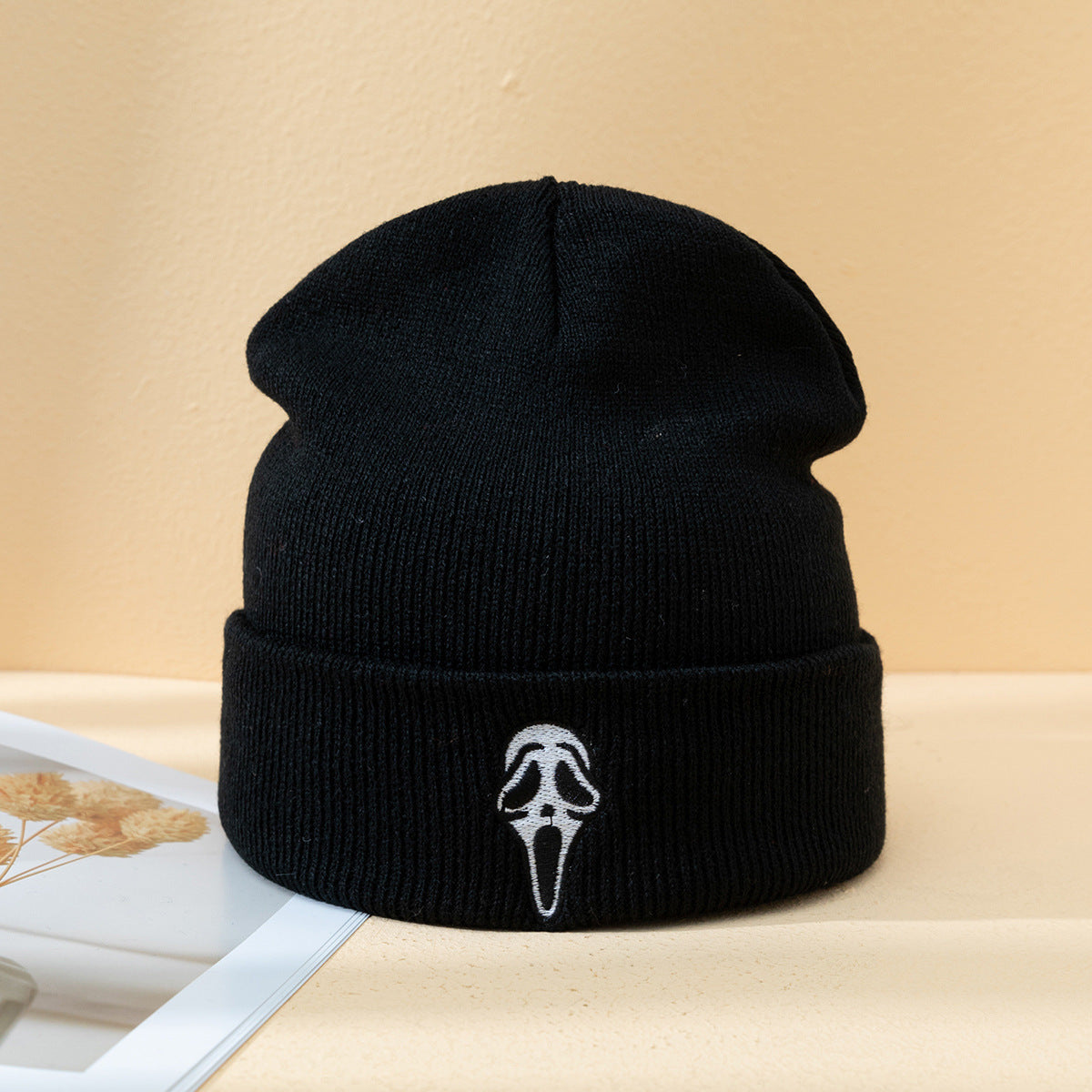 Halloween Ghost Face Skeleton Hat