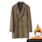 Mid-length Down Double-sided Cashmere Men's Casual Coat