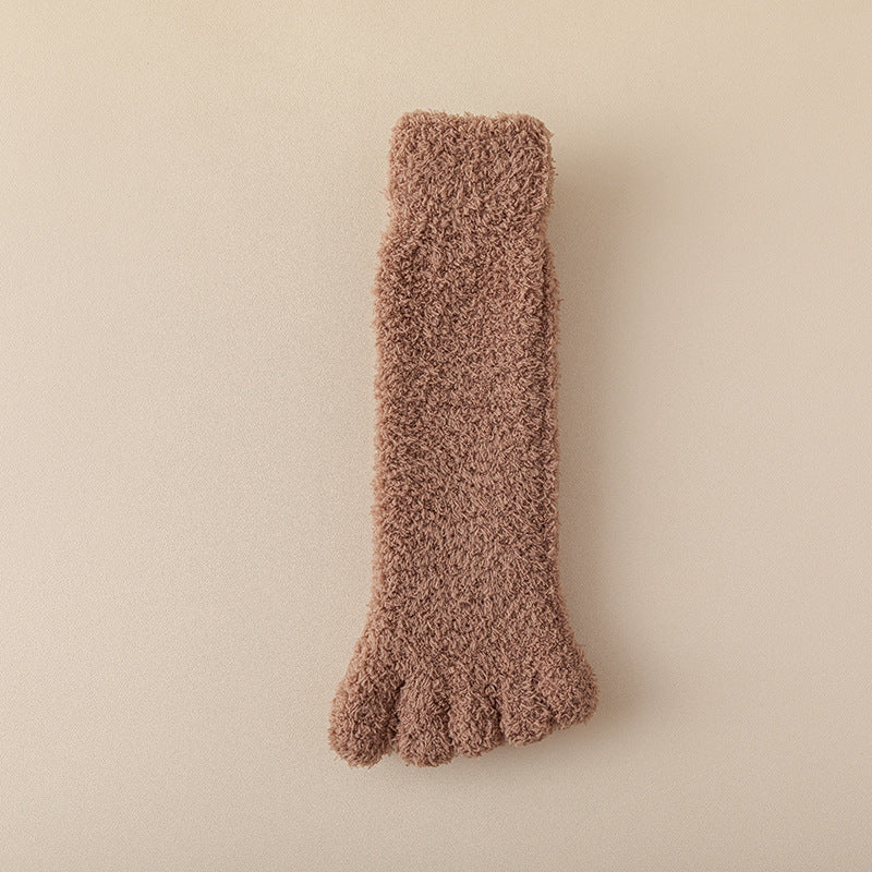 Women's Fleece-lined Toe Socks