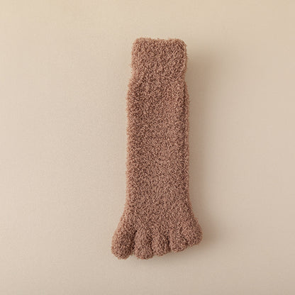 Women's Fleece-lined Toe Socks
