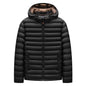 Men's Lightweight Down Cotton-padded Jacket Storage Rib Coat