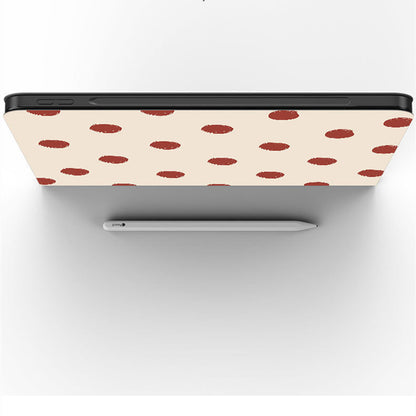 Flip Tri-Fold Pen Tray Silicone Tablet Case