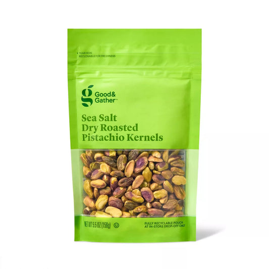 Good & Gather Sea Salt Dry Roasted Pistachio Kernels, 5.5oz.