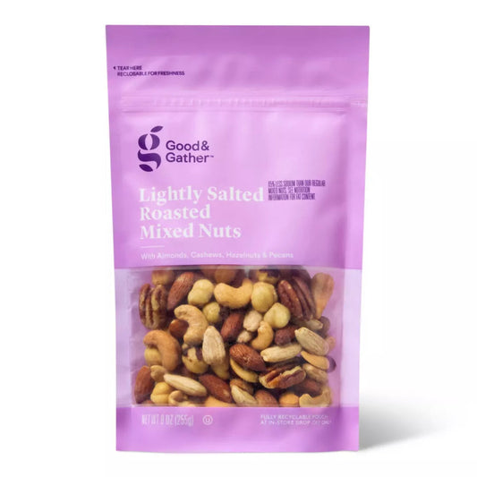 Good & Gather Lightly Salted Roasted Mixed Nuts, 9 oz.