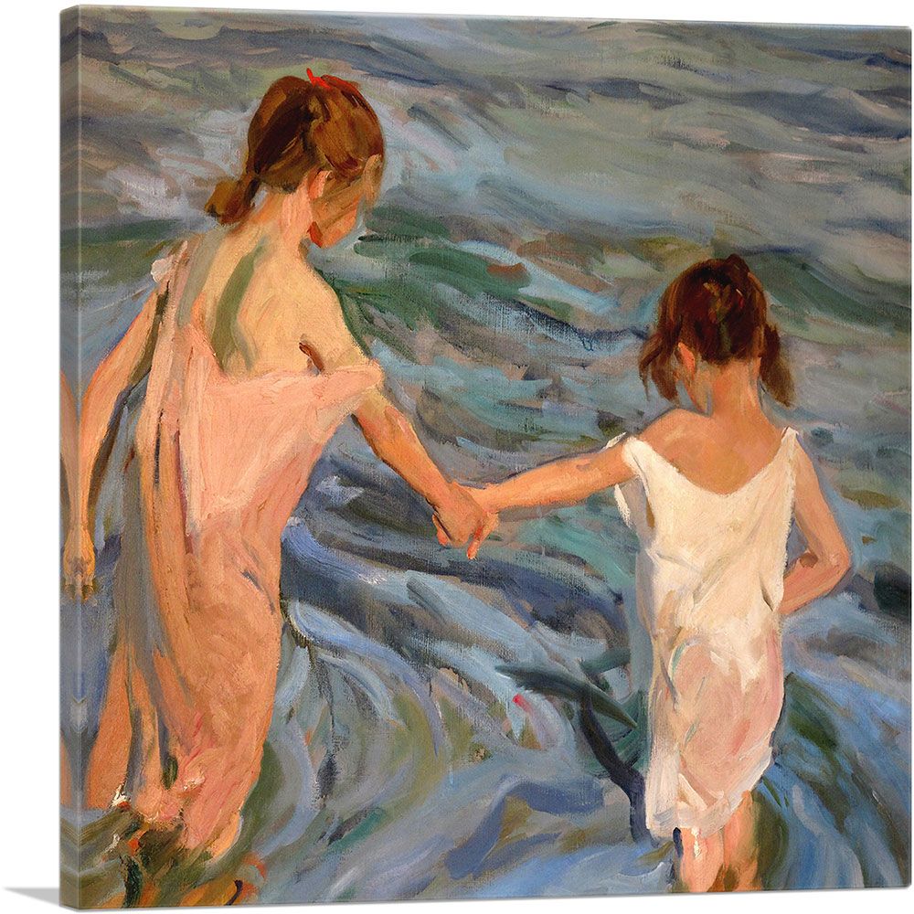Children in the Sea - 1909