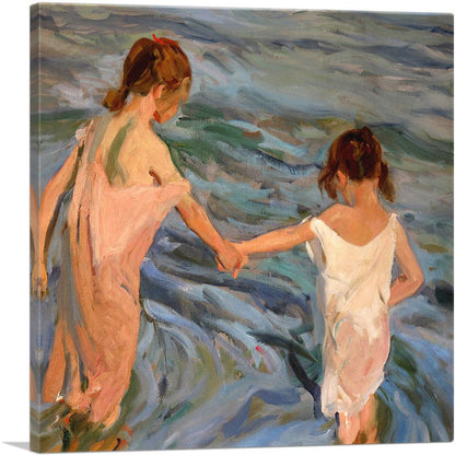 Children in the Sea - 1909