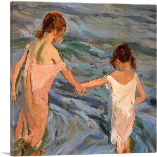 Children in the Sea - 1909