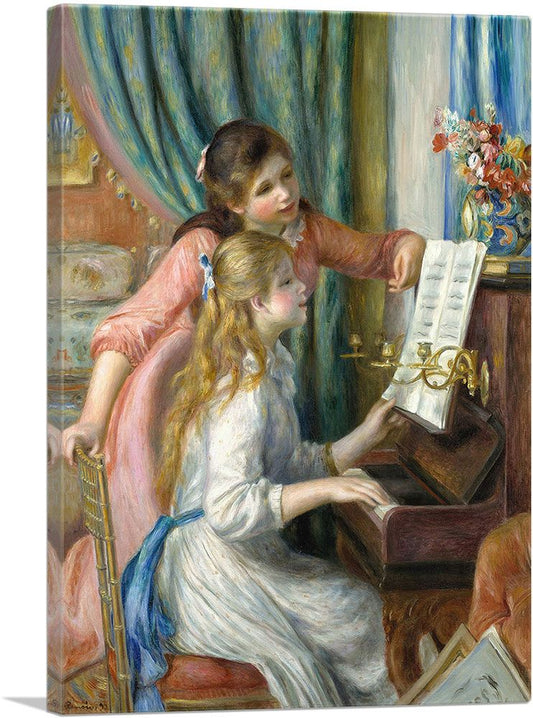 Two Young Girls at the Piano 1892