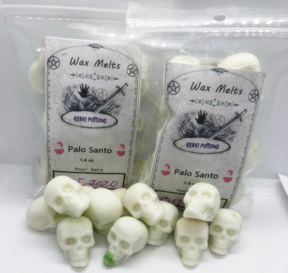 Palo Santo mini skull wax melts