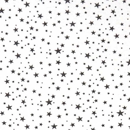 SheetWorld Fitted Crib Sheet - 100% Cotton Jersey - Gray Stars, Made