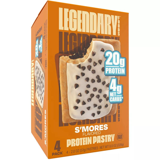 Legendary Foods Gluten Free and Keto Friendly Protein Pastry - S'mores