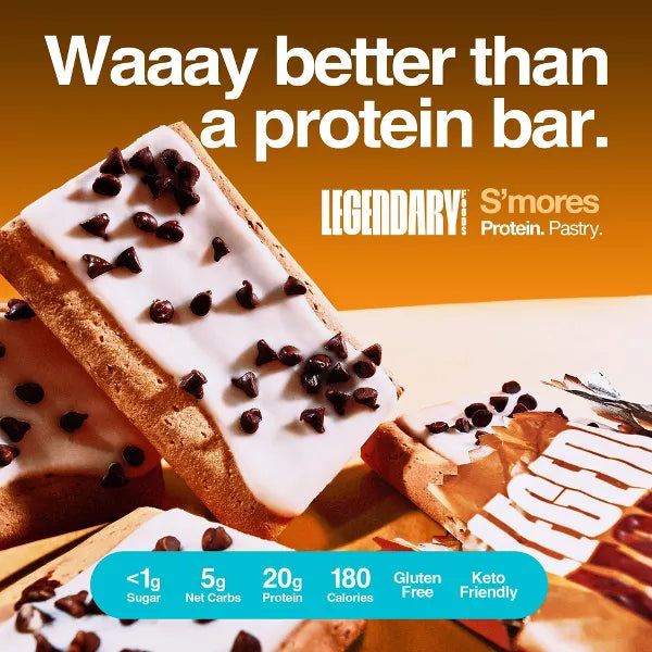 Legendary Foods Gluten Free and Keto Friendly Protein Pastry - S'mores
