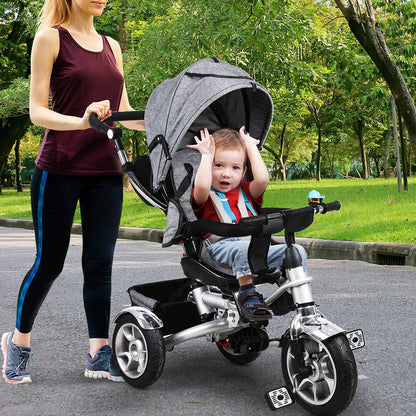BoPeep 5in1 Kids Tricycle Walker Balance Bike Baby Prams Toddler