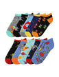Big Kids Boys 10 Pairs Classy Lightweight Novelty Astronaut & Space
