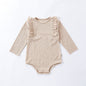 Autumn Hot Selling Baby Unisex Tiny Dots Pattern Long Sleeves Onesies