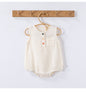 Summer Arrival Baby Unisex Sleeveless Plain Onesies Bodysuits