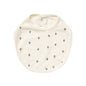 Baby Printed Pattern Covered Button Design Pure Cotton Bibs