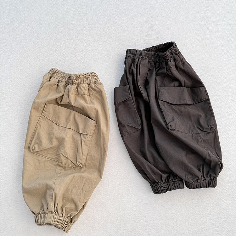 Autumn Arrival Modern Casual Unisex Solid Color American Style Pants