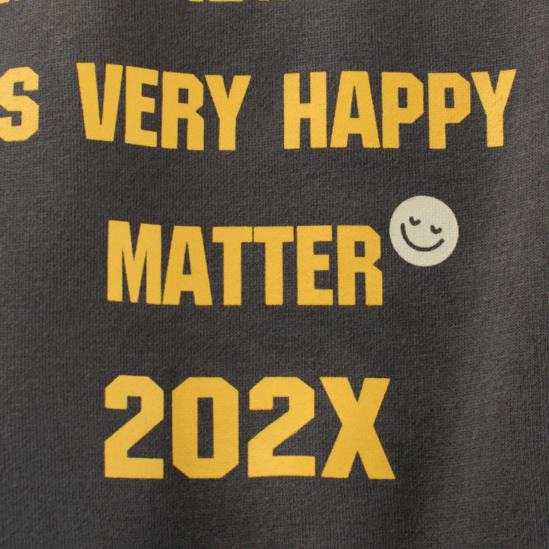 Baby Boy Slogan Print Pattern Korean Style Fleece Hoodie