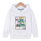 Baby Floral And Slogan Print Pattern Soft Cotton Hoodies