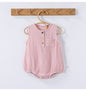 Summer Arrival Baby Unisex Sleeveless Plain Onesies Bodysuits