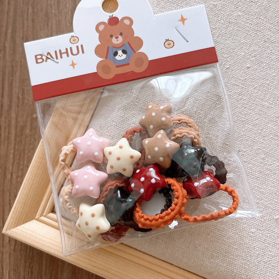 Collection of Versatile Cute Cartoon Small Children’s Star Hair Clip