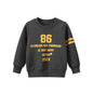 Baby Boy Slogan Print Pattern Korean Style Fleece Hoodie