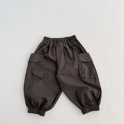 Autumn Arrival Modern Casual Unisex Solid Color American Style Pants