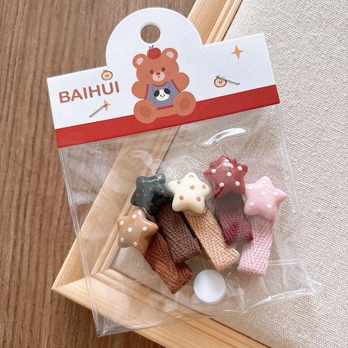 Collection of Versatile Cute Cartoon Small Children’s Star Hair Clip
